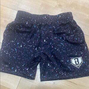 Baseball Lifestyle 101 paint splash youth shorts